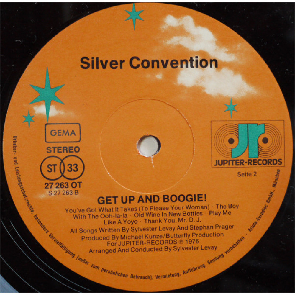 Silver Convention, Get Up And Boogie (Original) (LP)