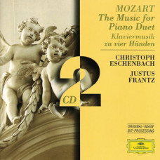 Mozart - Christoph Eschenbach - Justus Frantz – The Music For Piano Duet Klaviermusik Zu Vier Händen (2 CD)