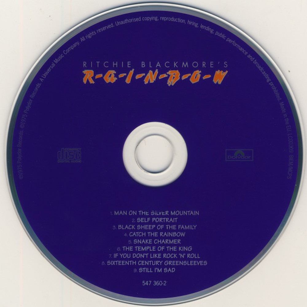 Rainbow - Ritchie Blacmore's Rainbow (CD)