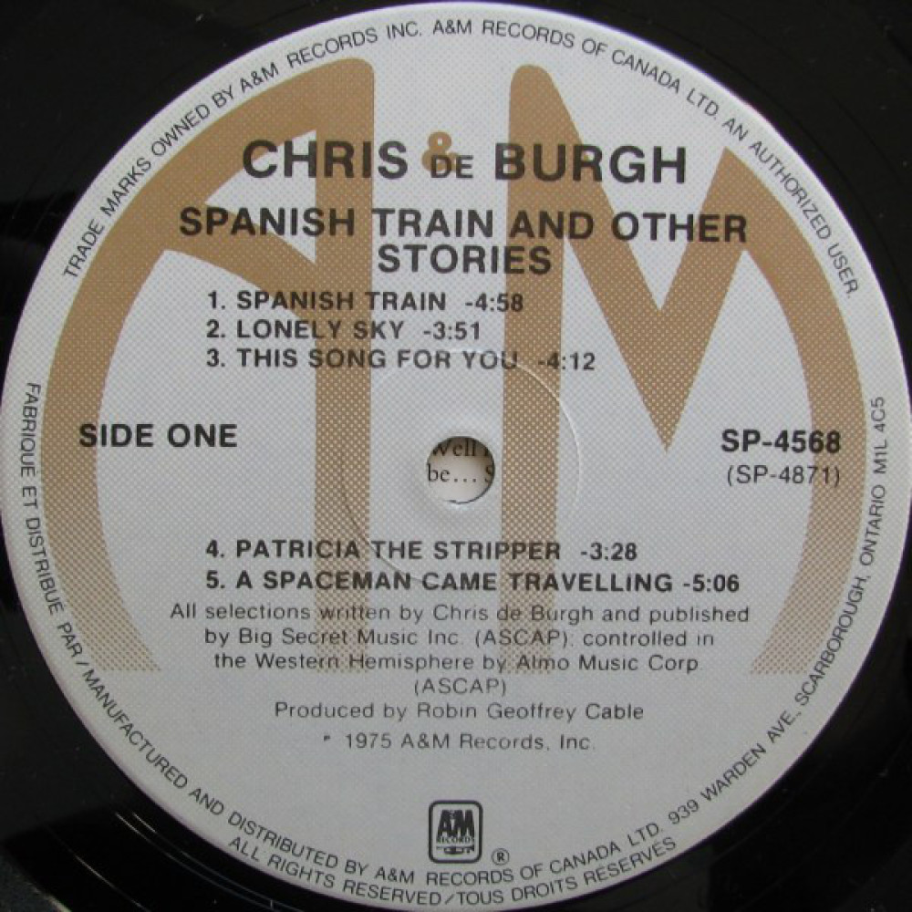 Chris de Burgh - Spanish Train & Other Stories (LP)