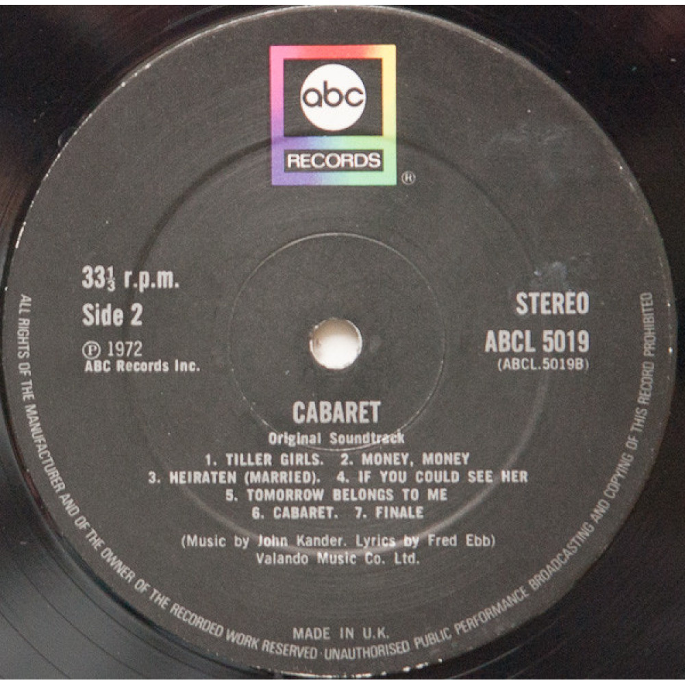Various - Cabaret - Original Soundtrack Recording (LP)