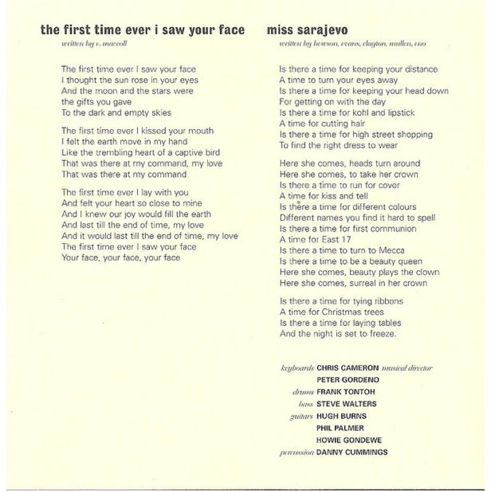 George Michael, Songs From The Last Century