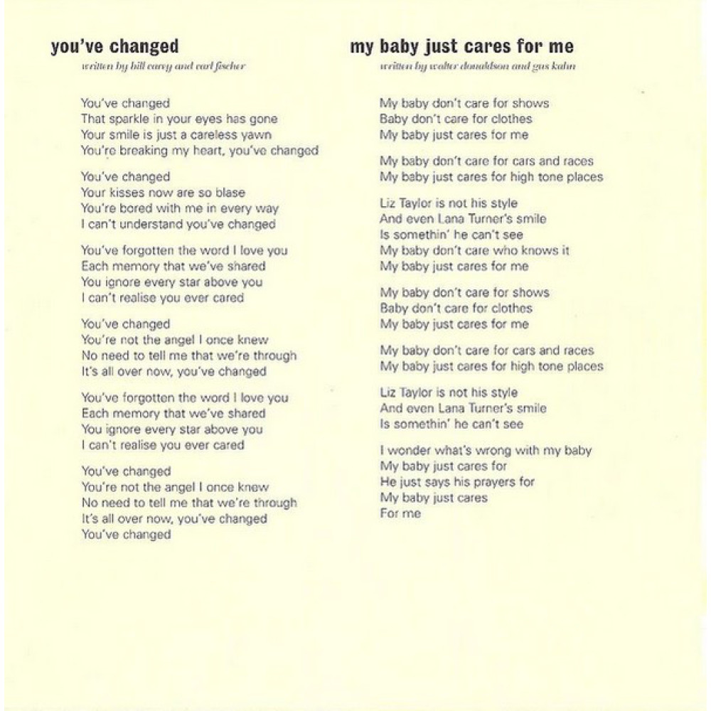 George Michael, Songs From The Last Century