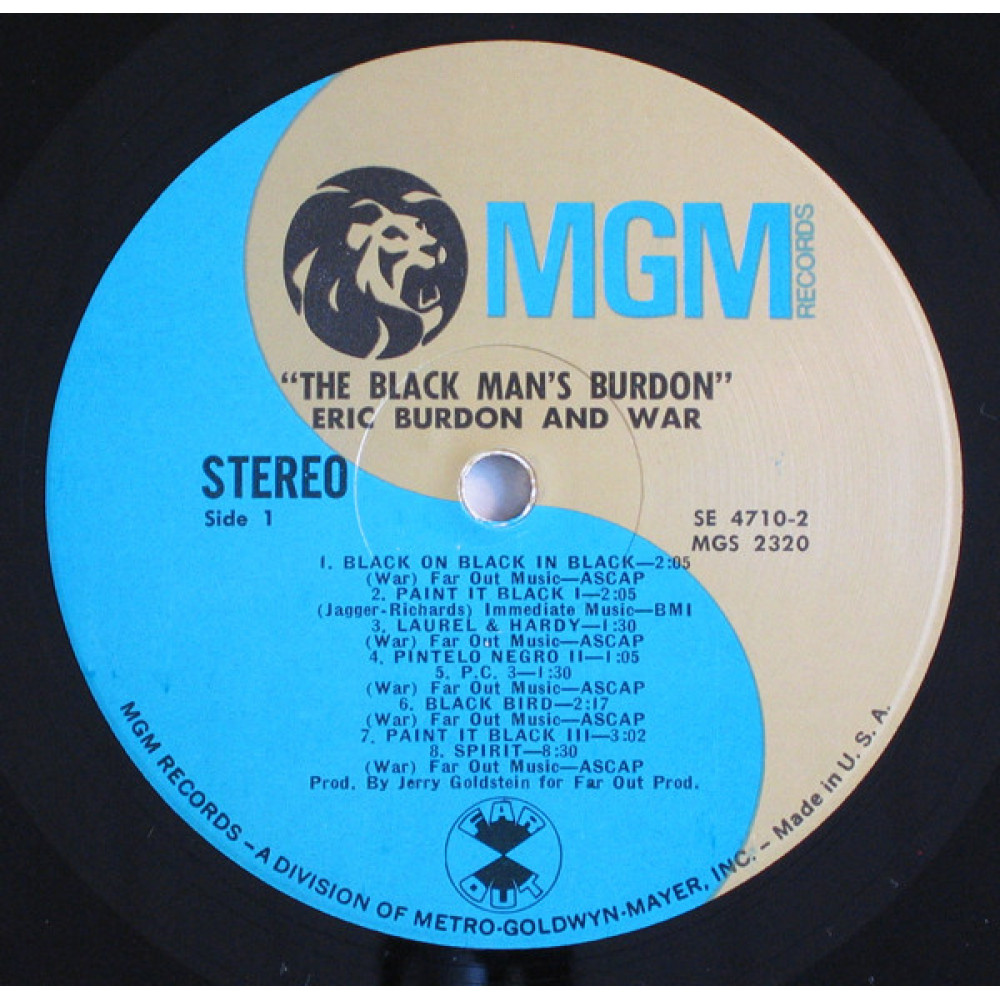 Eric Burdon And War - The Black-Man`s Burdon (Usa Original) (2 LP)