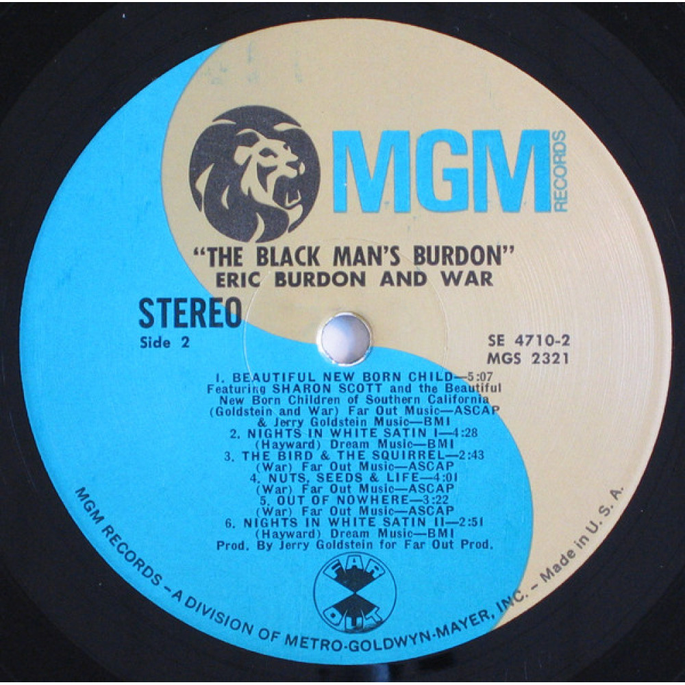 Eric Burdon And War - The Black-Man`s Burdon (Usa Original) (2 LP)