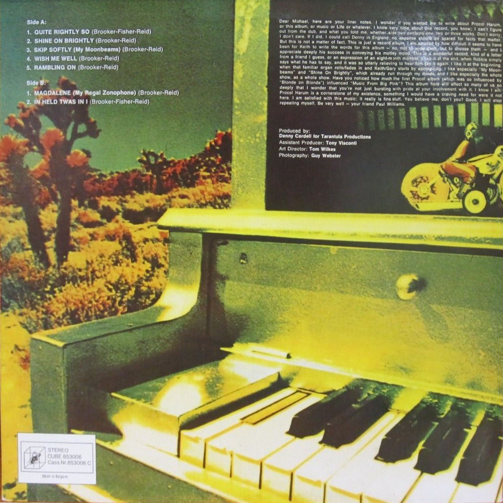 Procol Harum, Shine On Brightly (LP)