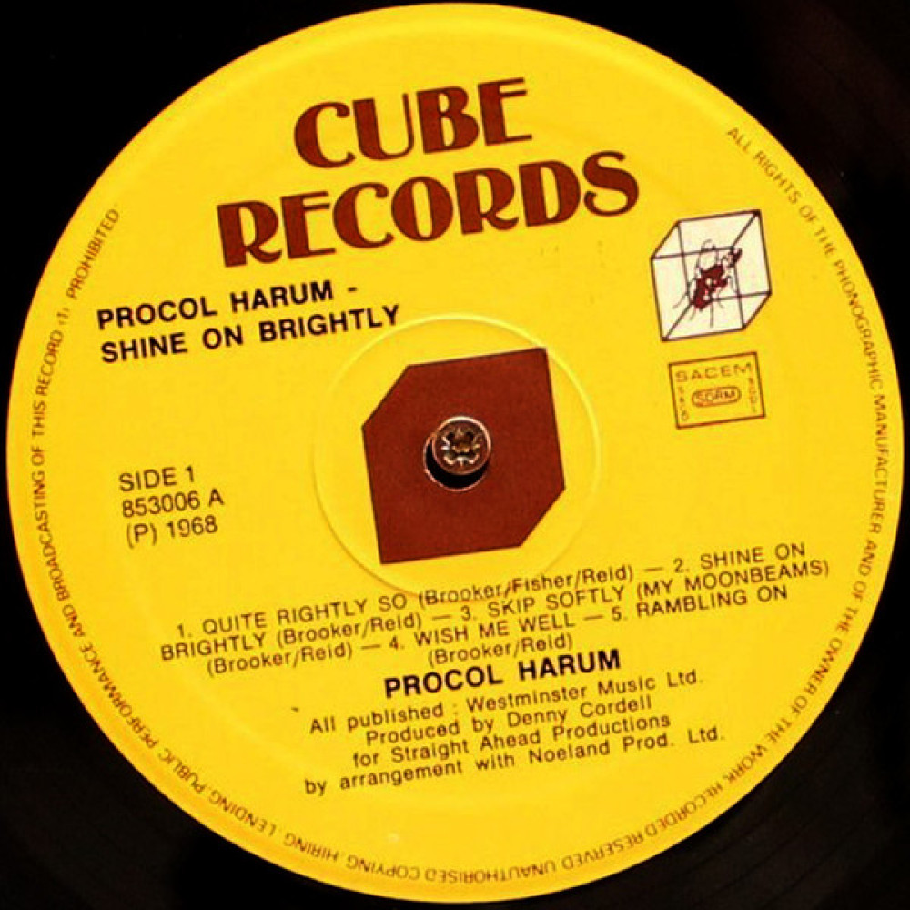Procol Harum, Shine On Brightly (LP)