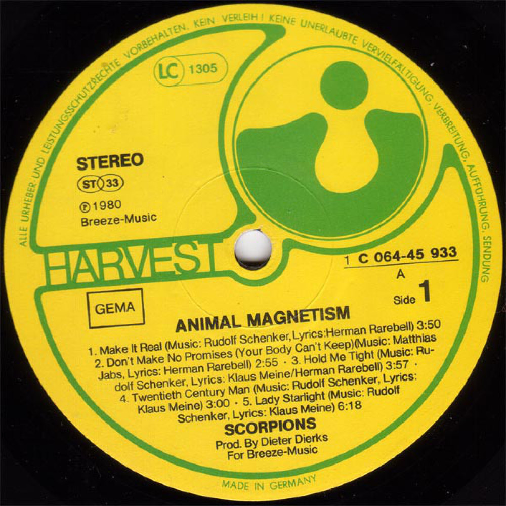 Scorpions - Animal Magnetism (LP)