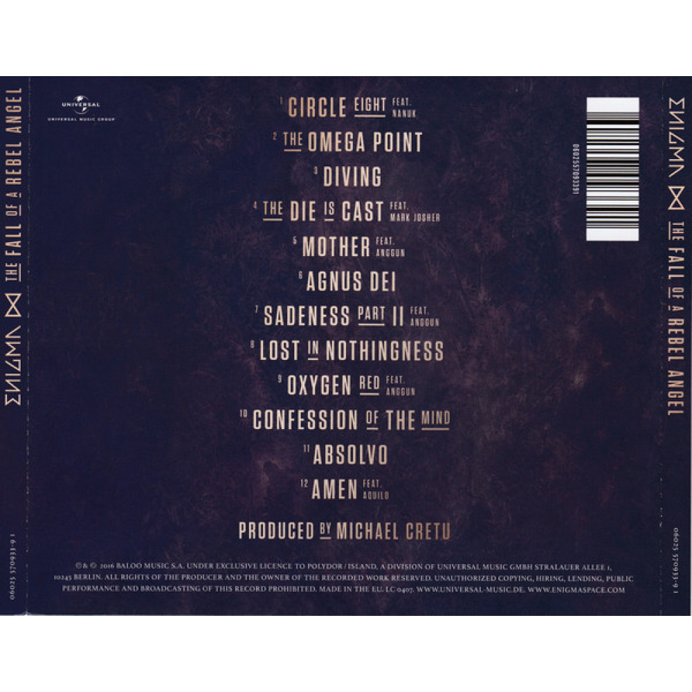 Enigma - The Fall Of A Rebel Angel (CD)