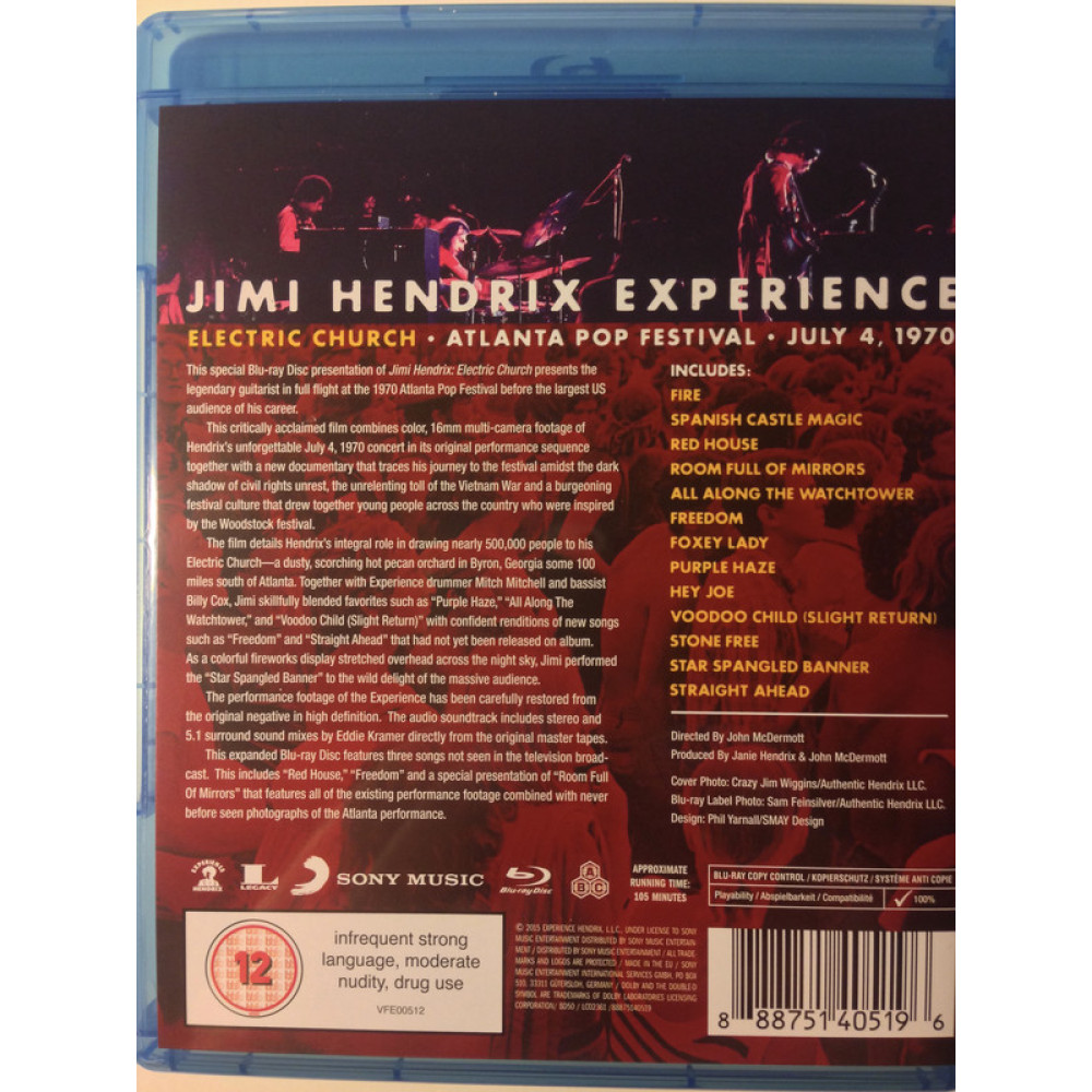 Jimi Hendrix Experience, Electric Church (Atlanta Pop Festival July 4, 1970)