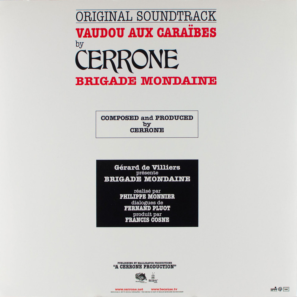 Cerrone – Brigade Mondaine (Original Soundtracks) Vaudou Aux Caraibes (LP)