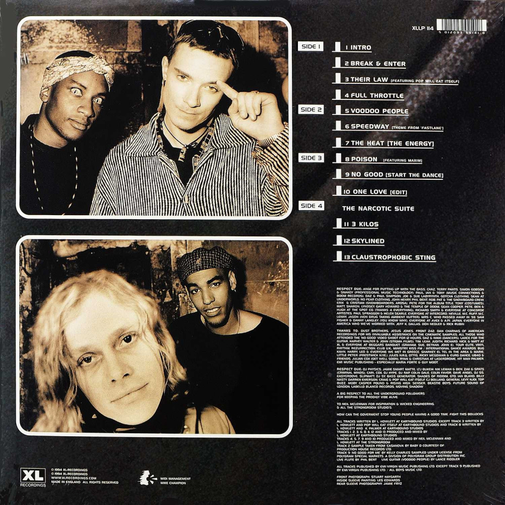 Prodigy - Music For The Jilted Generation (2 LP)