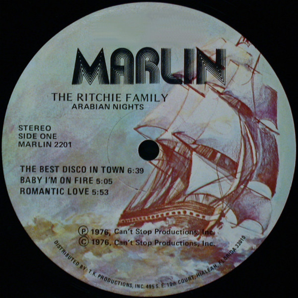 Ritchie Family, Arabian Nights (MARLIN) (LP)