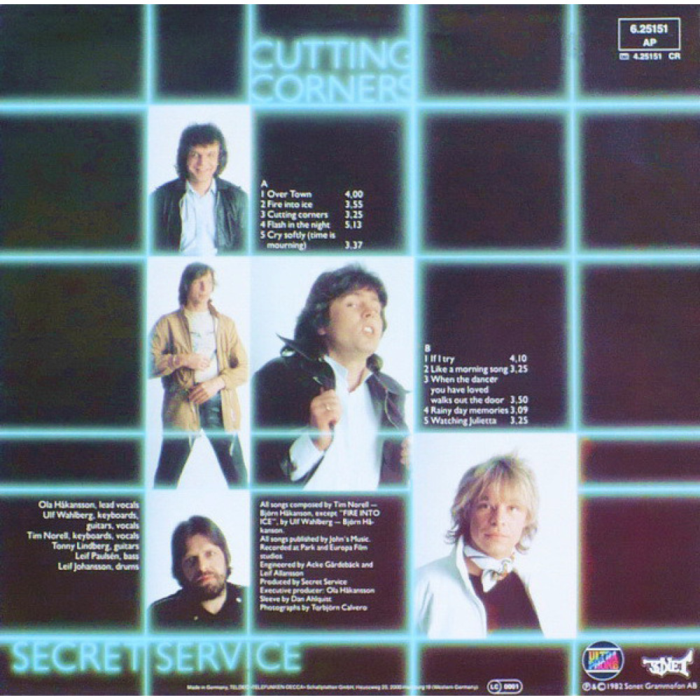 Secret Service, Cutting Corners (LP)