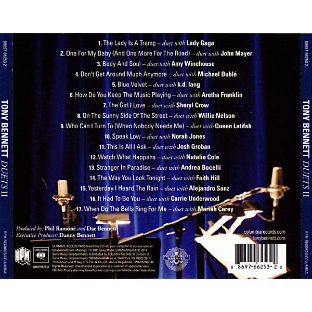 Tony Bennett - Duets II (CD)