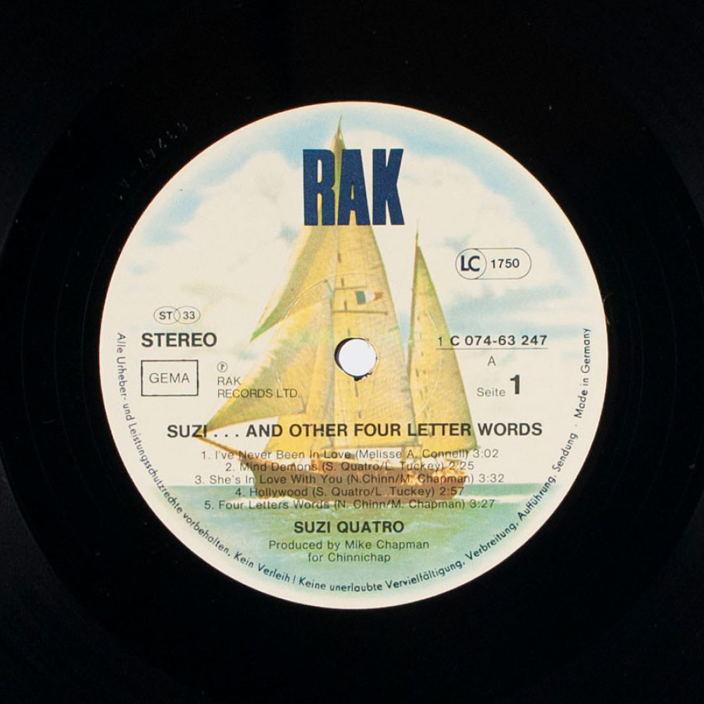 Suzi Quatro, Suzi…and Other Four Letter Words (LP)