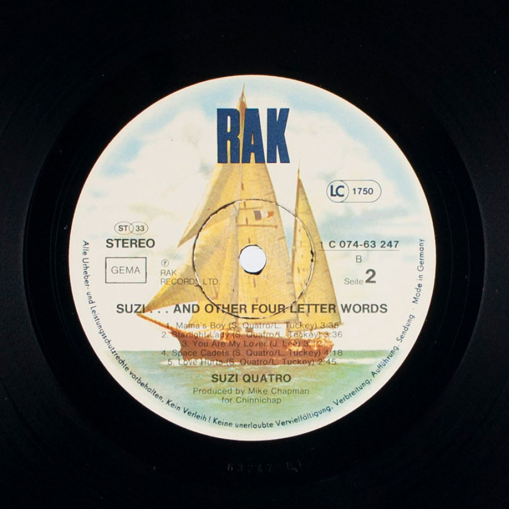 Suzi Quatro, Suzi…and Other Four Letter Words (LP)