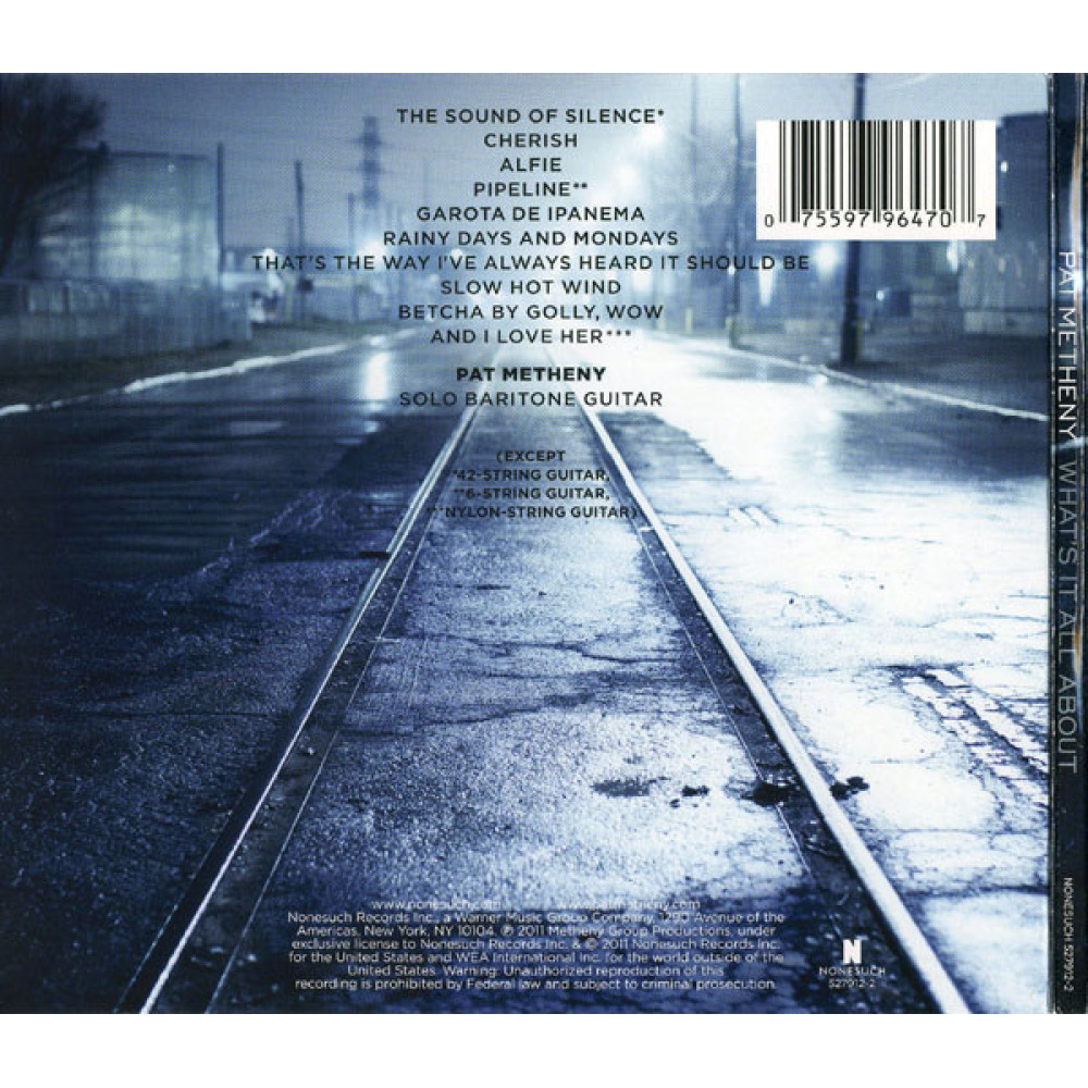 Pat Metheny - What's It All About (CD)