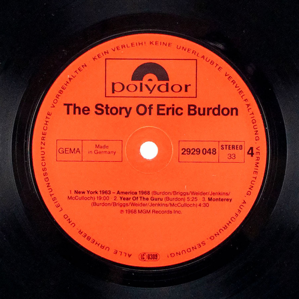Eric Burdon, The Story Of… (G/F) (2 LP)
