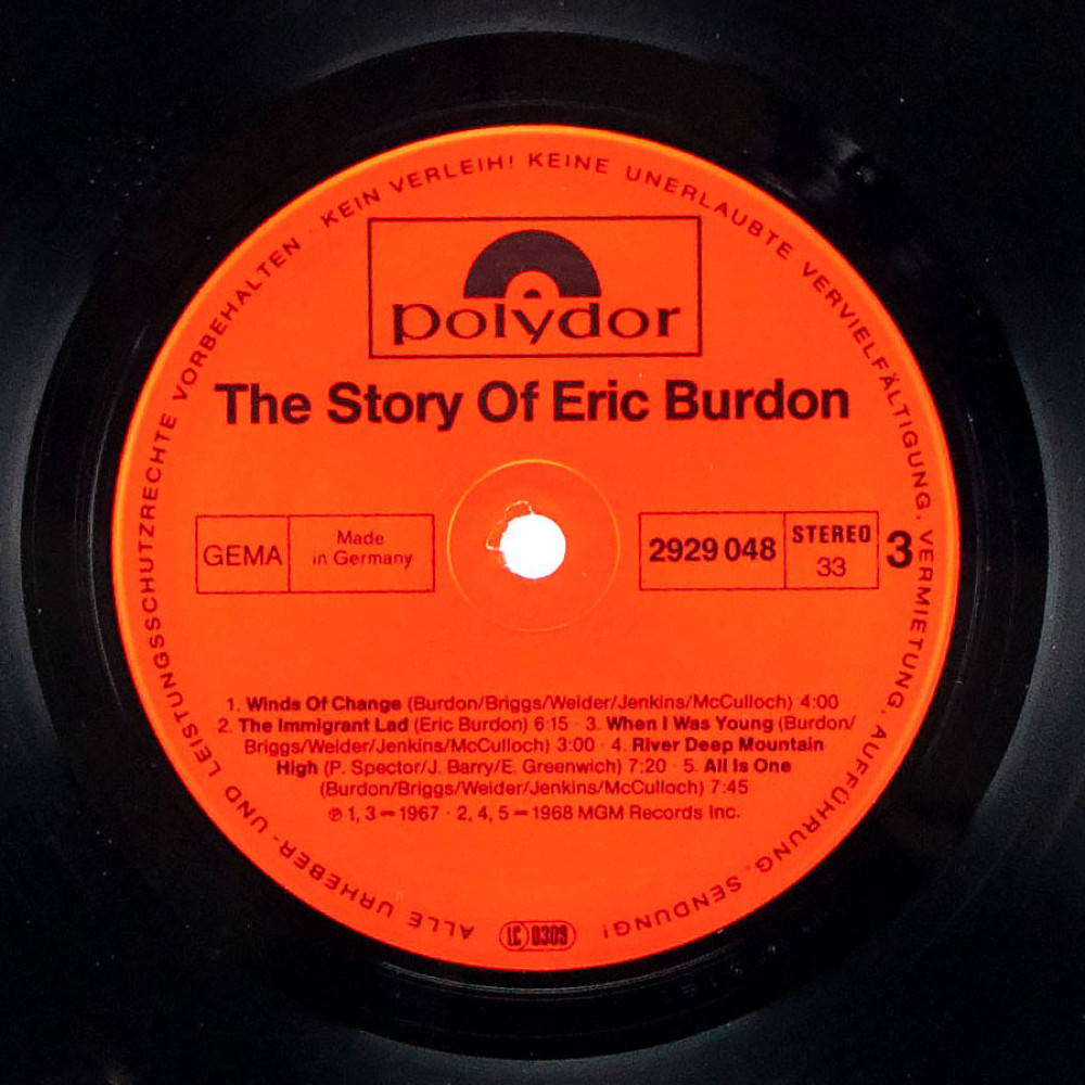Eric Burdon, The Story Of… (G/F) (2 LP)