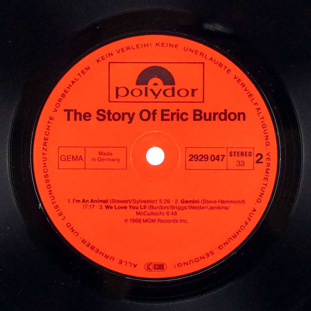 Eric Burdon, The Story Of… (G/F) (2 LP)