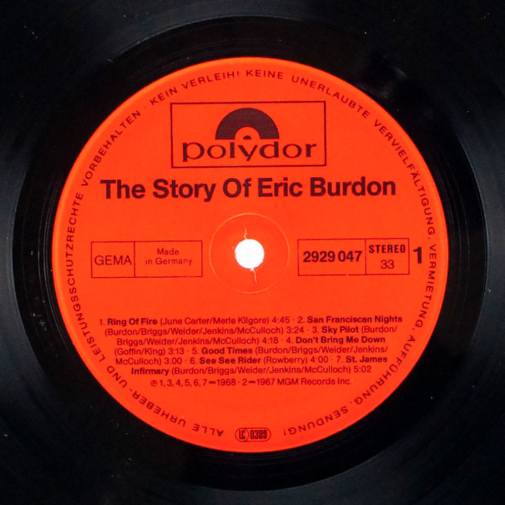 Eric Burdon, The Story Of… (G/F) (2 LP)