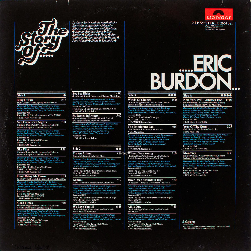 Eric Burdon, The Story Of… (G/F) (2 LP)