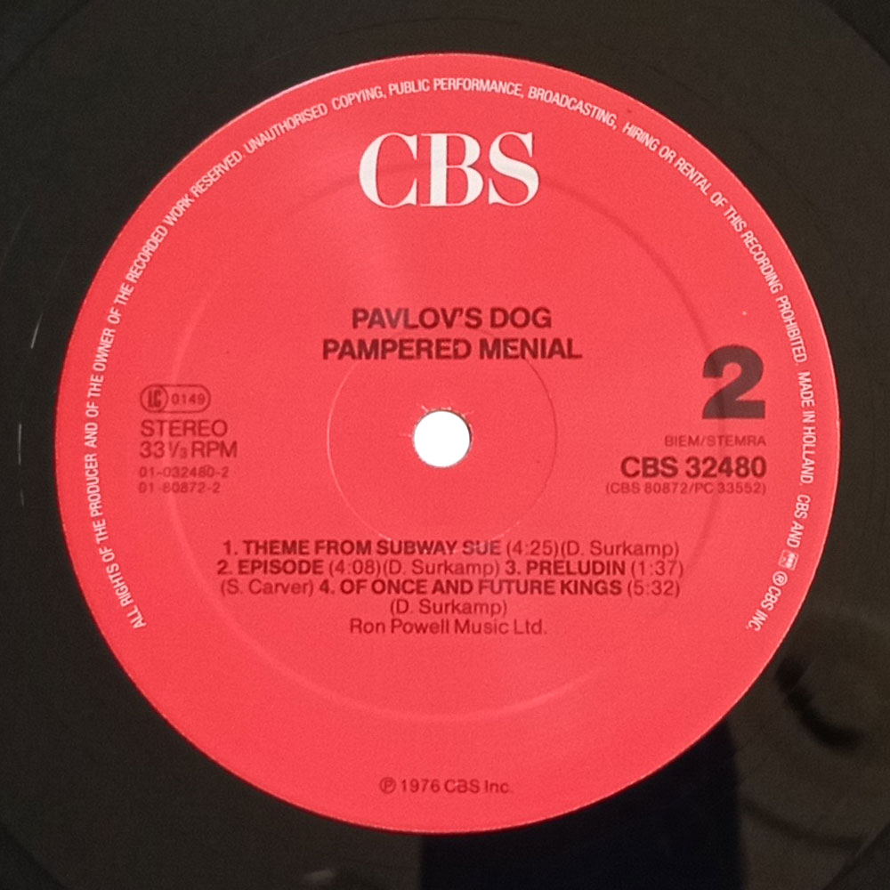 Pavlov's Dog - Pampered Menial (LP)