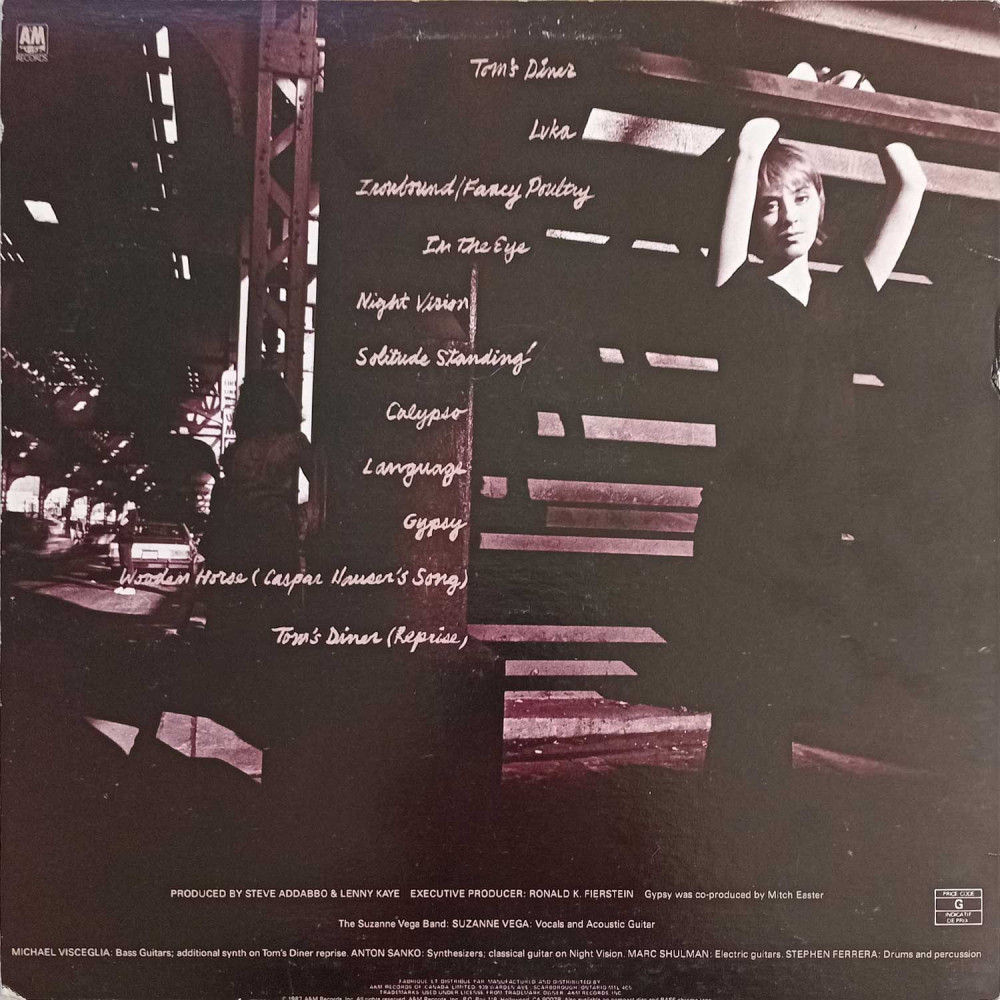 Suzanne Vega - Solitude Standing (LP)