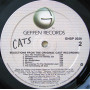 Andrew Lloyd Webber, Cats (Selections From The Original Broadway Cast Recording (LP)