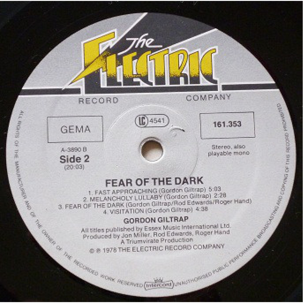 Gordon Giltrap, Fear Of The Dark (LP)