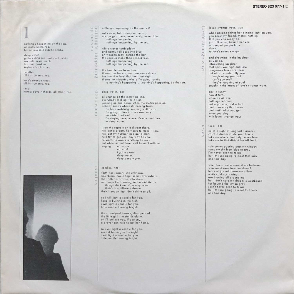 Chris Rea - Water Sign (LP)