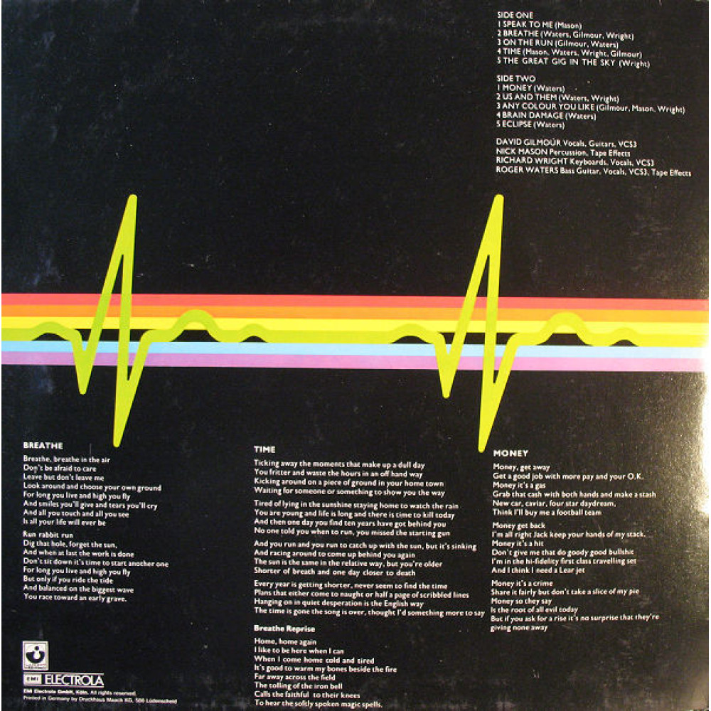 Pink Floyd - The Dark Side Of The Moon (1St Pr.) (LP)