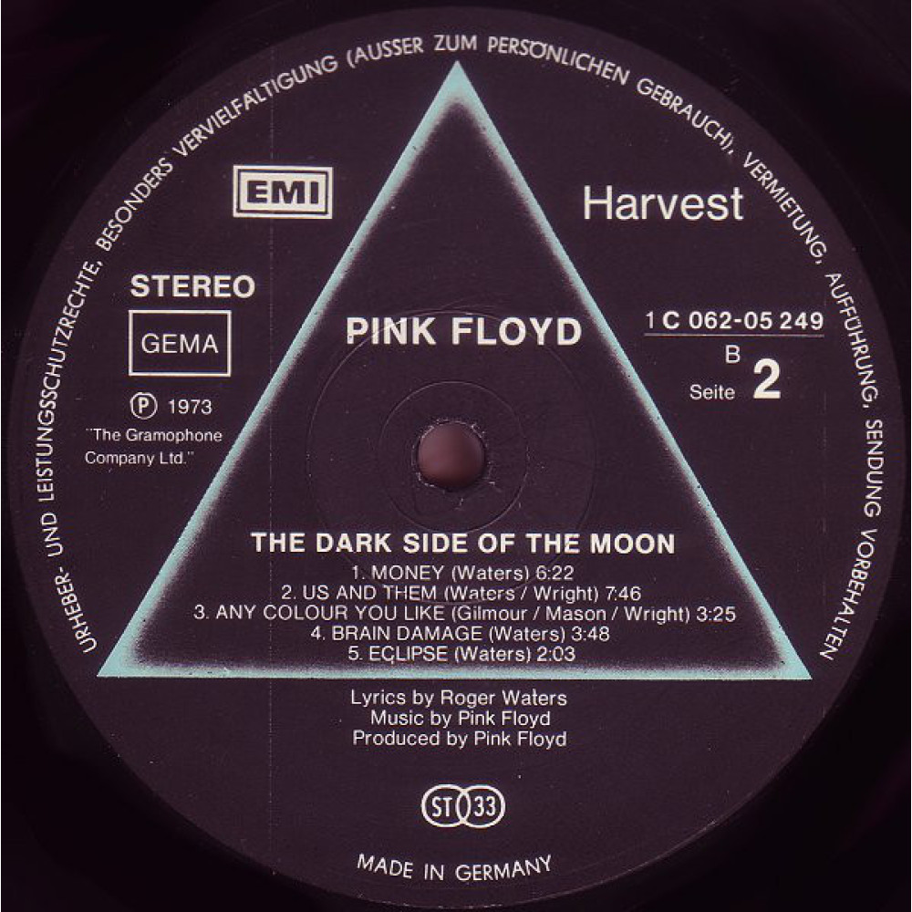 Pink Floyd - The Dark Side Of The Moon (1St Pr.) (LP)