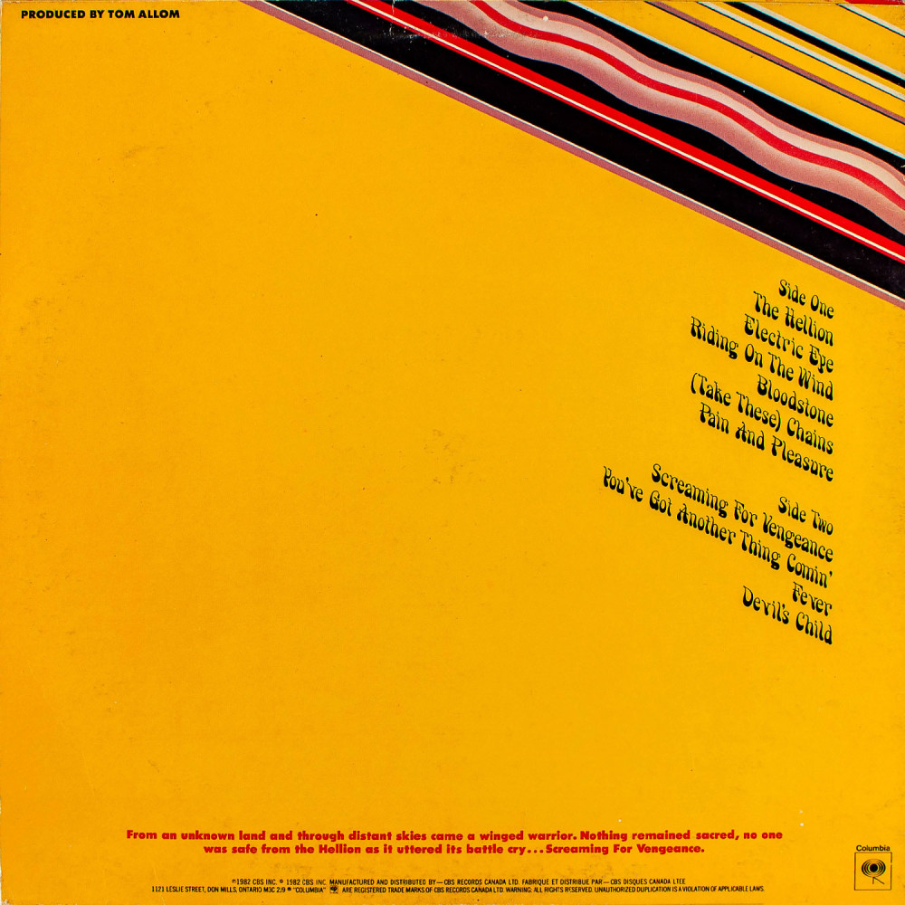 Judas Priest, Screaming For Vengeance (LP)