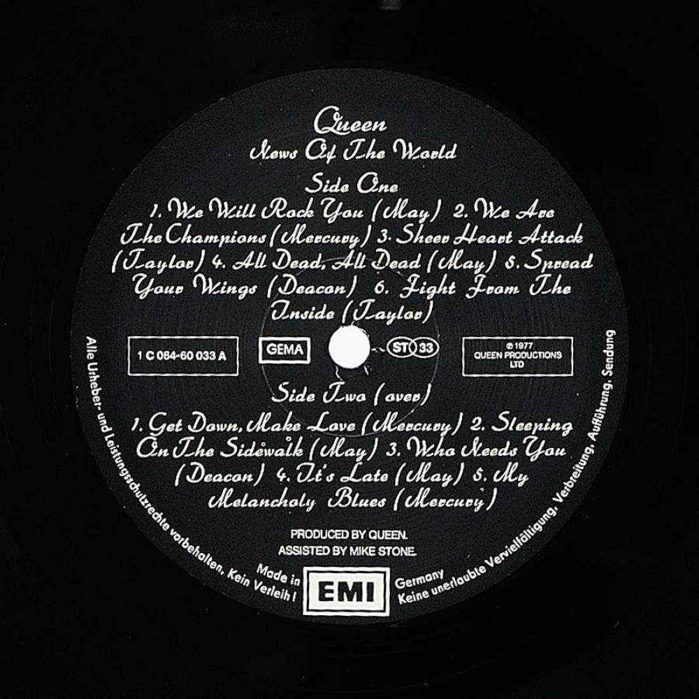 Queen, News Of The World (G/f.) (LP)