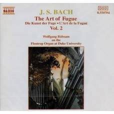 J. S. Bach - Wolfgang Rübsam – The Art Of Fugue - Vol. 2 (CD) J. S. Bach - Wolfgang Rübsam – The Art Of Fugue - Vol. 2 (CD)