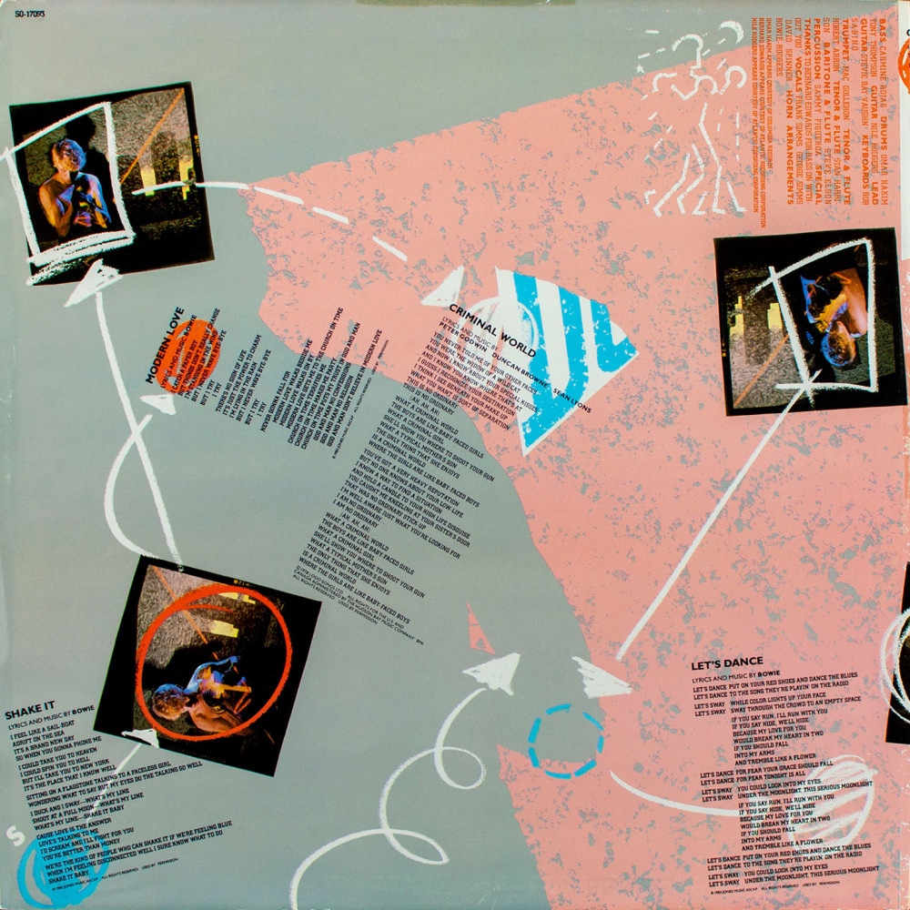 David Bowie, Let`s Dance (Ins.) (LP)