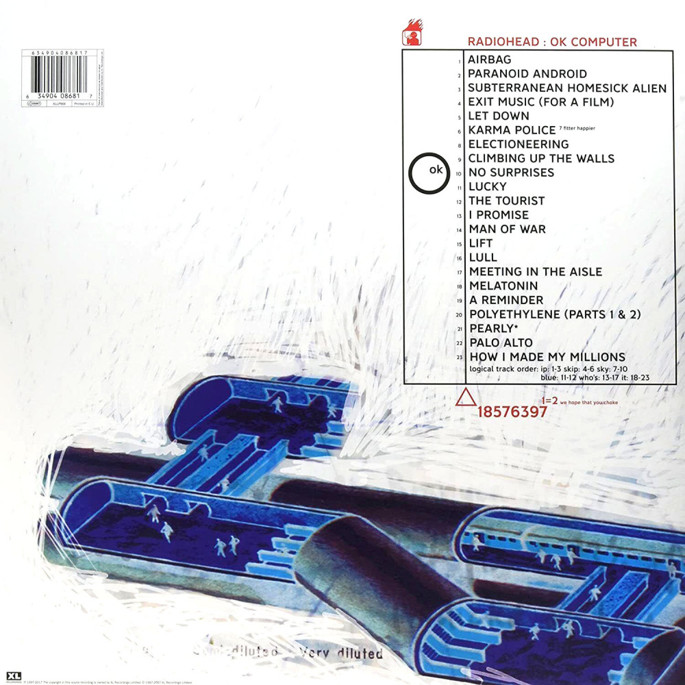 Radiohead - Ok Computer Oknotok 1997 2017 (3 LP)