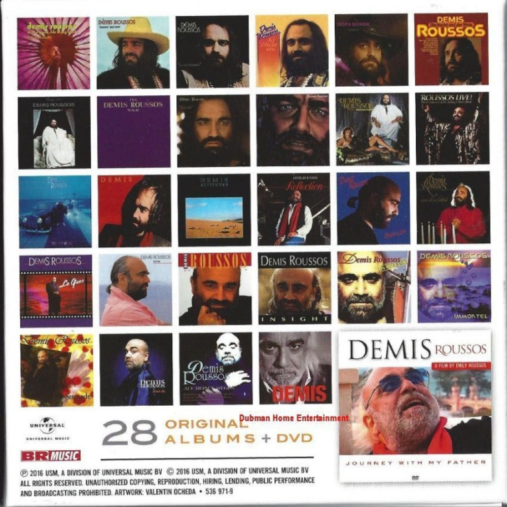 Demis Roussos, Complete (28 Original Albums + Dvd Box Set)