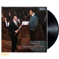 London Symphony Orchestra / Pierre Monteux / Claude Monteux - Virtuose Flöte: Claude Monteux spielt Mozart, Bach, Glück (LP)