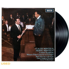 London Symphony Orchestra / Pierre Monteux / Claude Monteux - Virtuose Flöte: Claude Monteux spielt Mozart, Bach, Glück (LP)