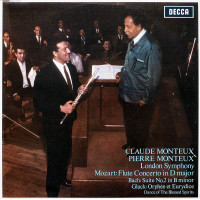 Mozart / Bach / Gluck, Virtuose Flote Claude Und Pierre Monteux (LP)