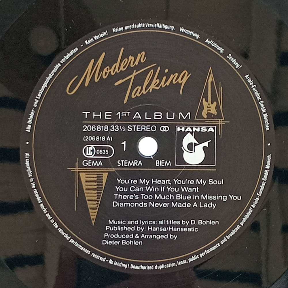 Modern Talking - The 1St Album (LP)