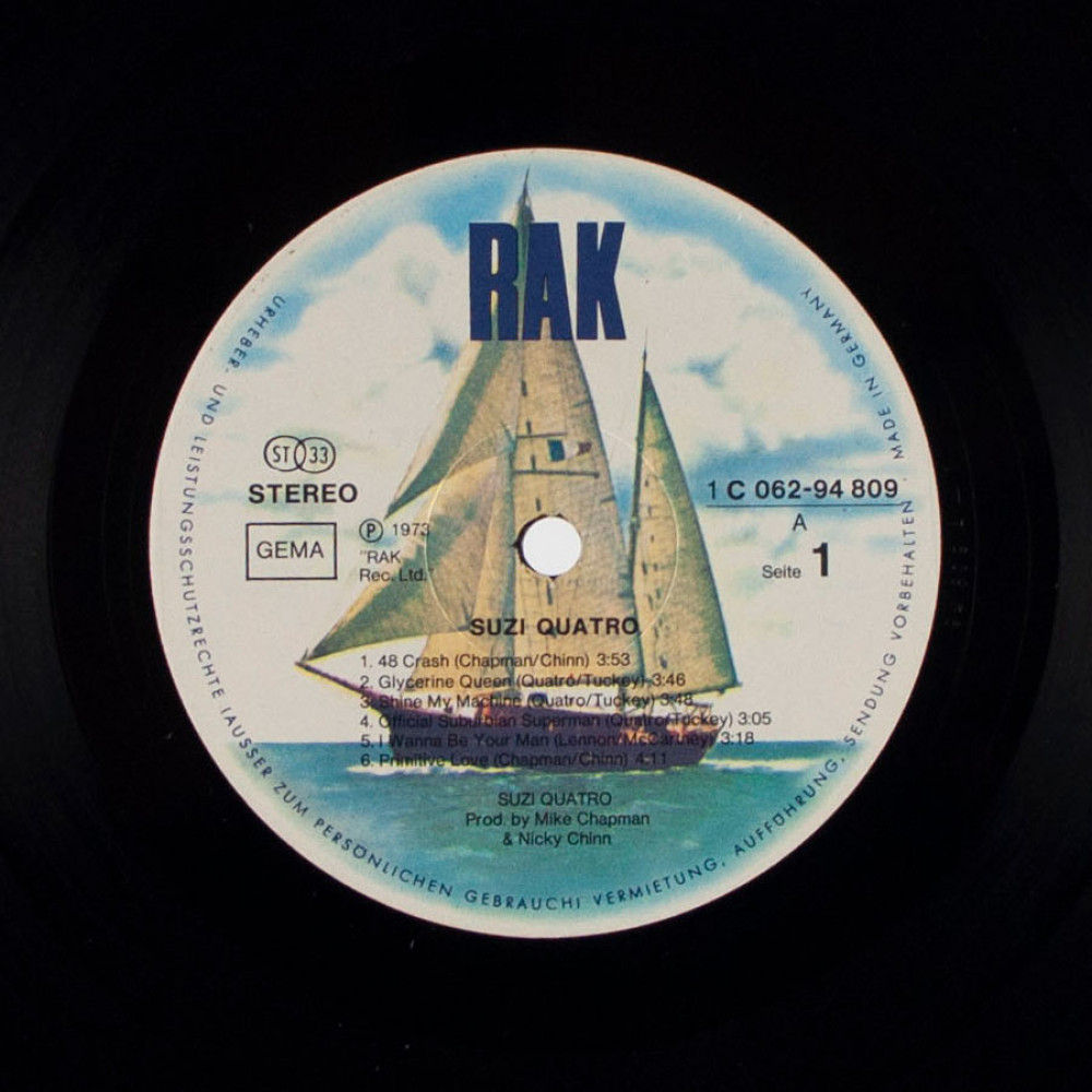Suzi Quatro, Suzi Quatro (1st press) (LP)
