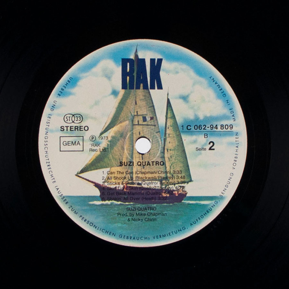 Suzi Quatro, Suzi Quatro (1st press) (LP)
