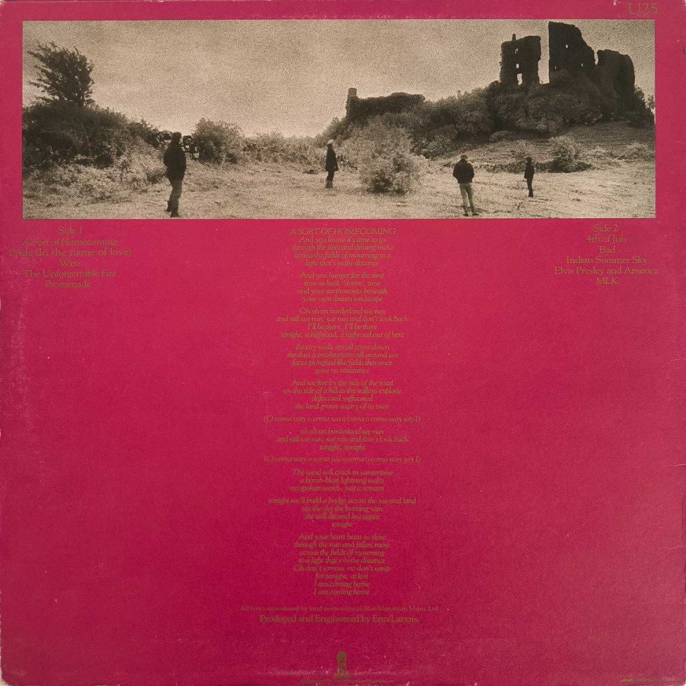 U2 - The Unforgettable Fire (LP)