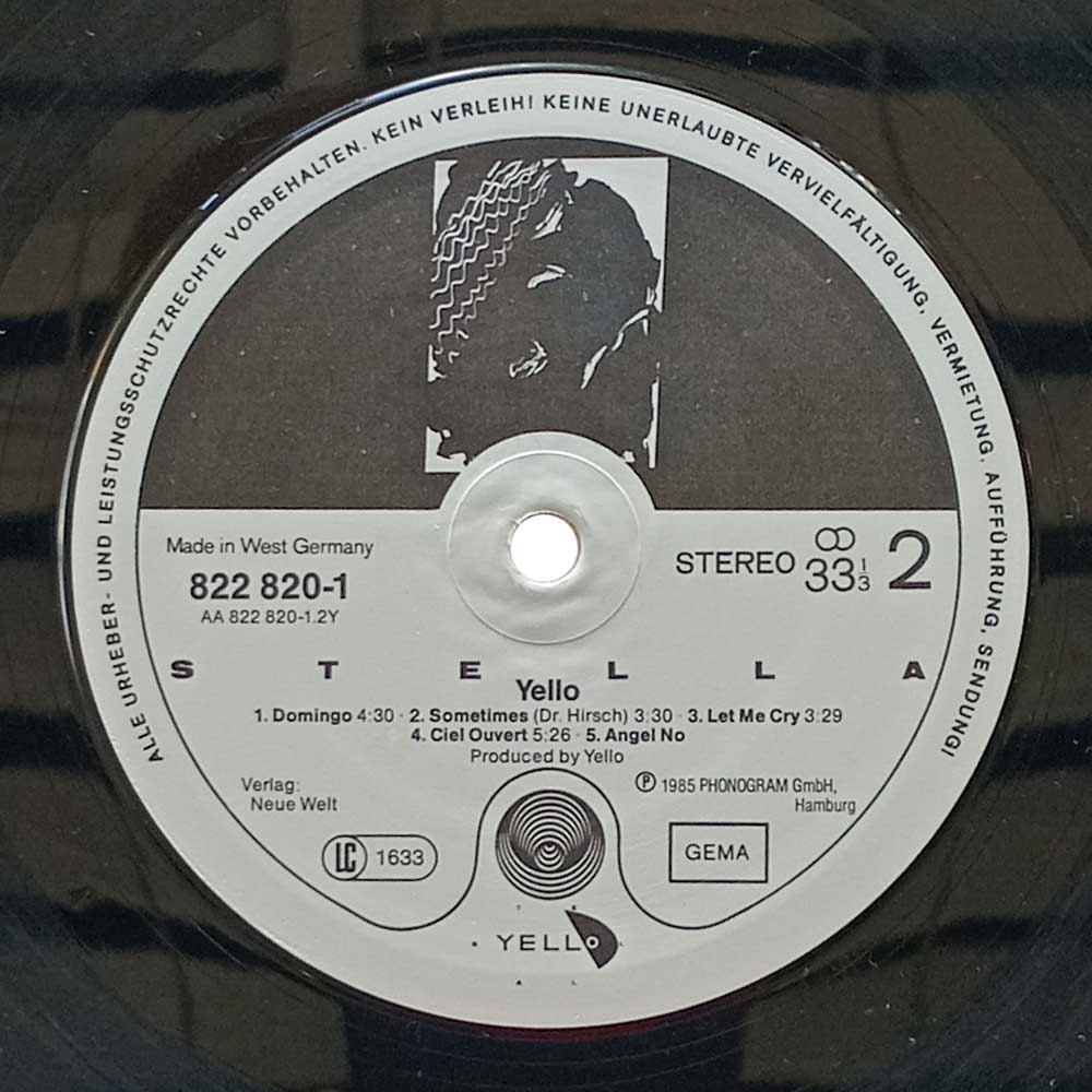 Yello - Stella (LP)