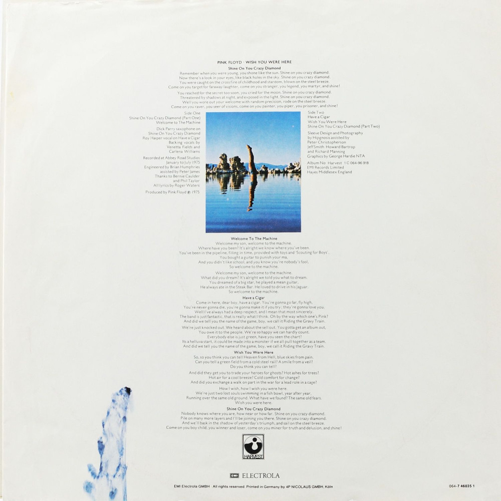 Pink Floyd, Wish You Were Here (LP)