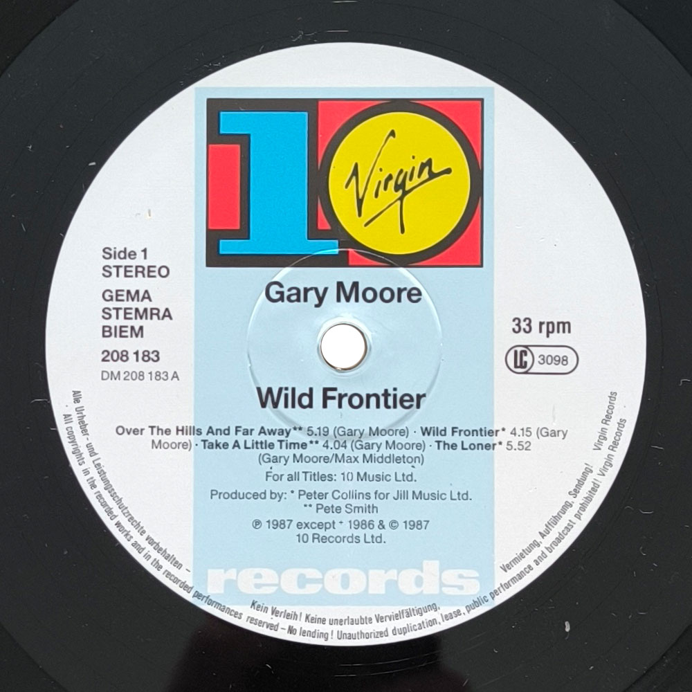 Gary Moore - Wild Frontier (LP)
